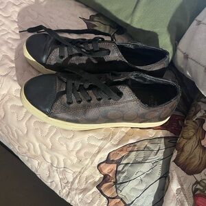 Coach Black and Brown Lace-Up Shoes